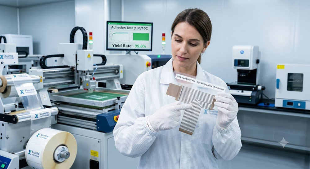 Últimos blogs da empresa sobre Por que os fabricantes de FPC escolhem a película BOPET de 50μm para circuitos impressos
