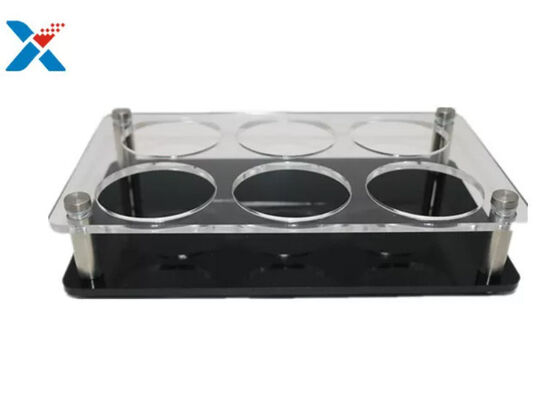 comprar Chapa de Acrílico Transparente de 2mm com 6 Furos para Suportes de Copos online manufacture