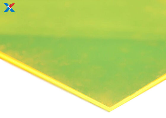 comprar Chapa Acrílica Verde Fluorescente 1220x2440mm Painel de Perspex com Alta Dureza Superficial Fabricação em linha