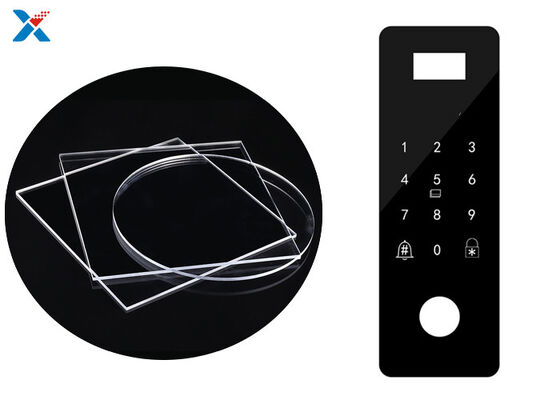 Vidro revestido duro UV de Plexi da folha acrílica resistente transparente do risco