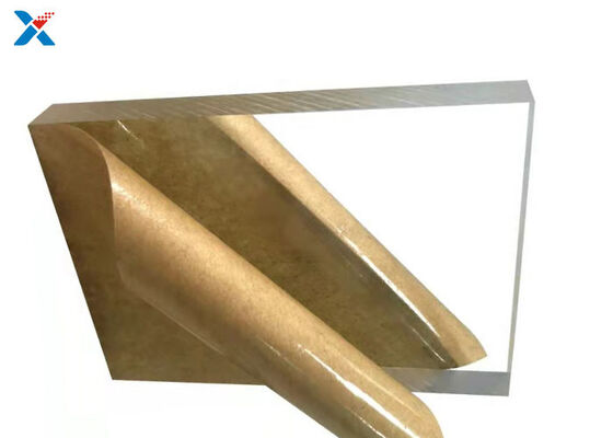 As folhas acrílicas claras grossas do plexiglás dos painéis de Casted cortaram para fazer sob medida