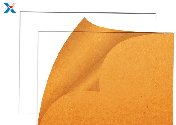 Folhas de Acrílico Transparentes Claras Duplamente Polidas, Material Acrílico Transparente