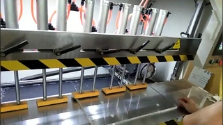 Processo de folha acrílica