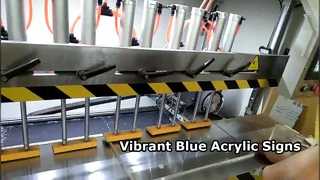 Folhas de acrílico azul para letreiros impressionantes